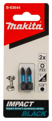 2KS NÁRAZOVÉ BROTY PZ2 25mm B-63644 MAKITA