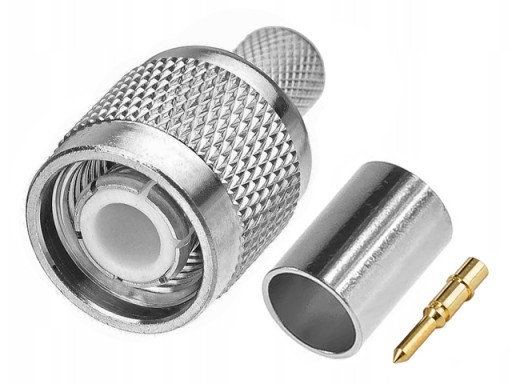 Zástrčka TNC 75 Ohm nalisovaná na kábel RG-6