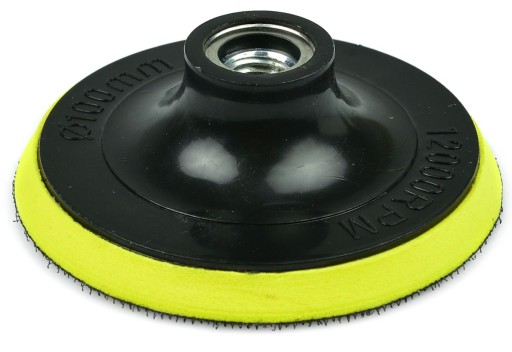 FLEXIBILNÝ LEŠTIACI KOTÚČ SO VELCRO VELCRO PRE BRÚSKU KOŽUŠINU 100mm M14