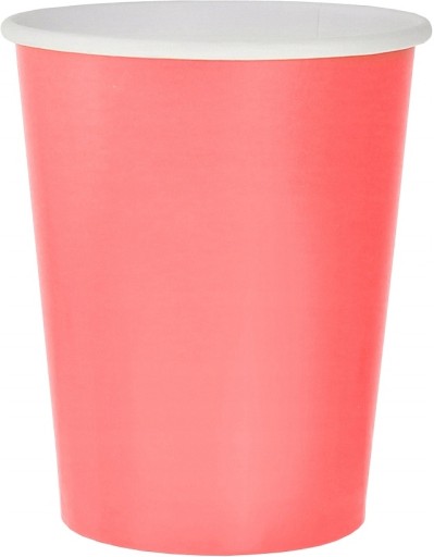 Papierové poháre Ružové 270 ml 14 ks.