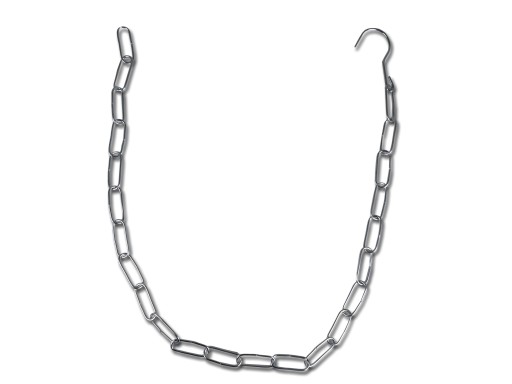 SHOP oddeľovacia kovová reťaz, dlhá, 1 m