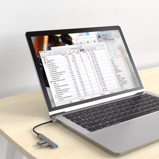 HUB ADAPTÉR 4 x USB-A 3.0 USB-C TYP-C SLIM