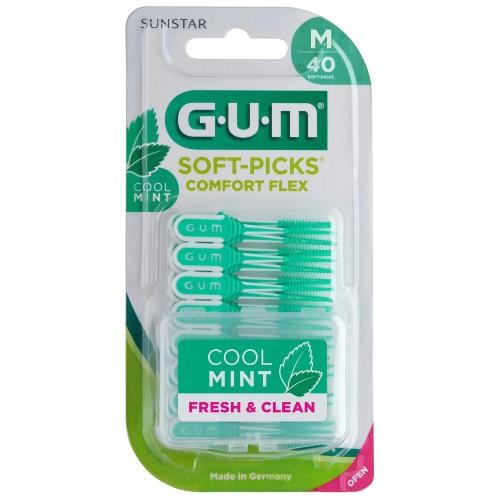 Medzizubné kefky Sunstar Mint GUM Soft-picks M 40 kusov