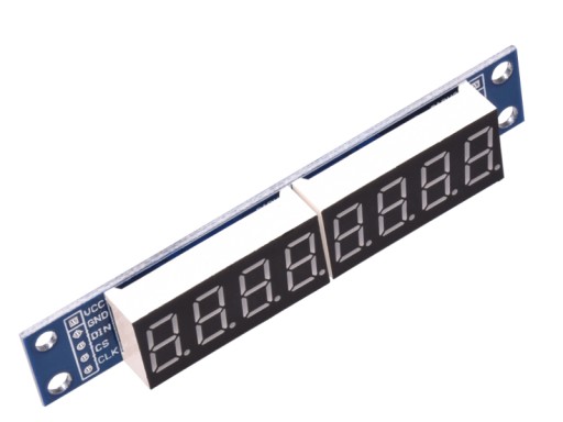 Osemmiestny displej MAX7219 0,36