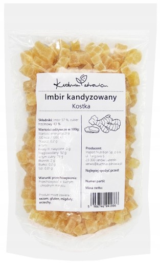 KANDIDOVANÝ ZÁZVOR 250G V ČAJOVEJ KOCKE ZDRAVOTNÁ KUCHYŇA