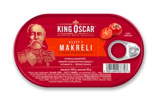 King Oscar Filety z makrely s paradajkovou omáčkou 160 g