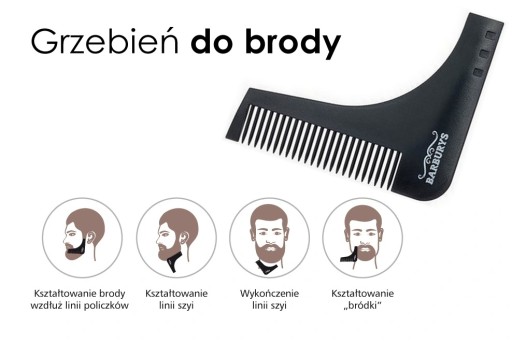 BARBURYS HREBEŇ PRE STYLING BRADU A SEARCH