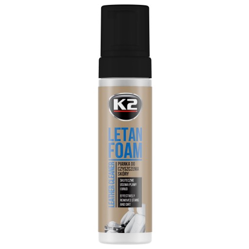 K2 LETAN FOAM čistiaca pena na kožu 200ml
