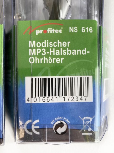Drôtové stereo slúchadlá Profitec NS 616