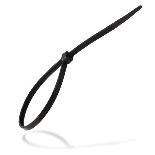 100x sťahovacie pásky Káblové pásky Zipsy 3,6 x 200 mm Silné UV sťahovacie pásky