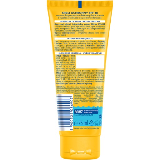 Dax Ochranný detský krém na opaľovanie SPF 30