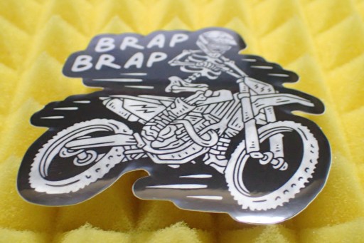 NÁLEPKA MOTOKROS DAKAR 7,6 x 7,5 cm