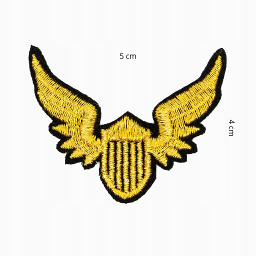 Zlatá nášivka MILITARY WINGS THERMO