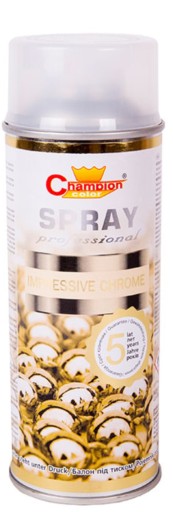 NÁSTREK ZLATÝ CHROMEFEKT ZRKADLÁ FARBA LAK 400ml
