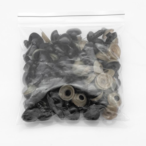 Nosy na hračky Bezpečné plastové 14x16mm 50 ks