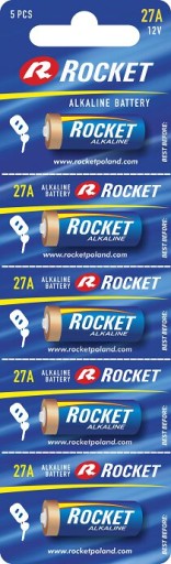 BATÉRIA A27 27A MN27 LR27 L828 DO AUTO RAKETA NA DIAĽKU 12V 5 ks.
