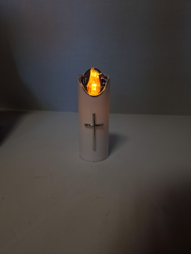 VEĽKÁ LED VLOŽKA SVIEČKY NAPÁJANÁ AKUMULÁTOROU 15cm PRE GRANES VLOŽKY SVIEČKY