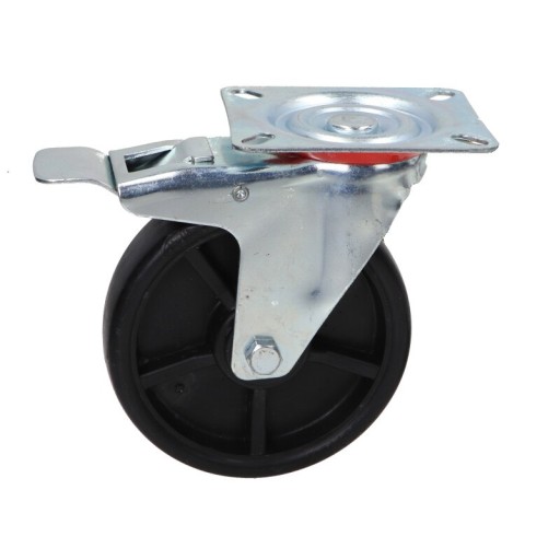 KOLESO Otočné KOLESÁ s brzdou, priemer 125 mm, 130 kg