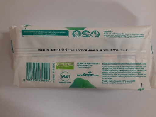 Vlhčené, jemné, vlhčené obrúsky pre bábätká, ekologické rozmaznávačky