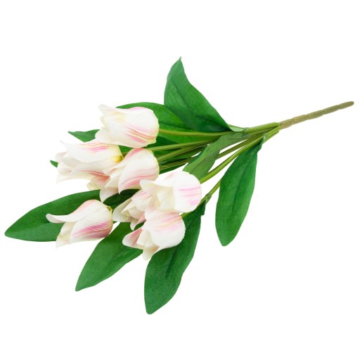 TULIPÁNOVÁ VEĽKÁ KYTICA TULIPÁNOV X9 ružová UMELÉ KVETY TULIPÁNY V KYTICI