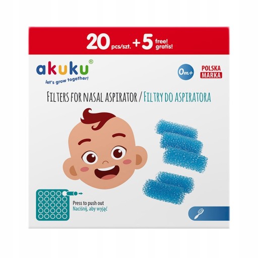 AKUKU HYGIENICKÉ FILTRE DO ASPIRÁTORA 25 KS