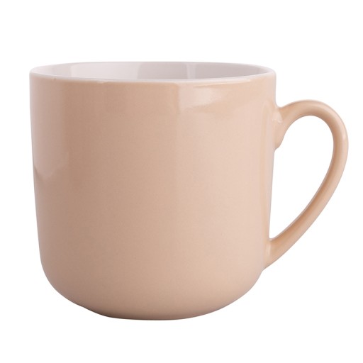 VEĽKÝ hrnček na kávu a čaj 300ml URBAN TMAVÝ BÉŽOVÝ