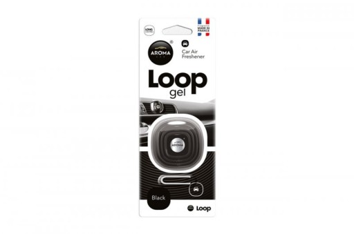 AROMA CAR LOOP ČIERNA VÔŇA DO AUTO