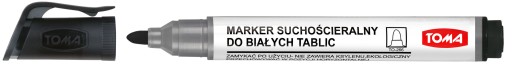 Popisovač na tabule čierny za sucha Toma 1 ks.