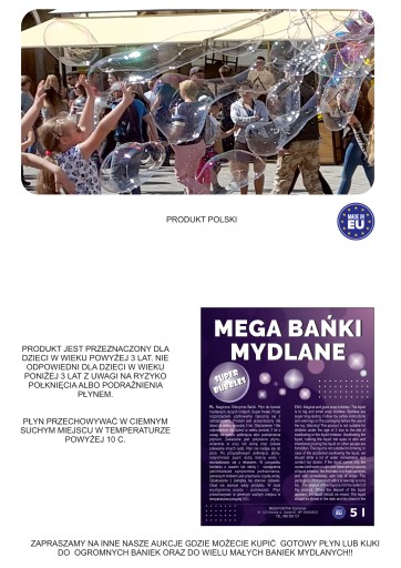 MEGA BUBLINOVÁ TYČKA 150 CM MYDLOVÉ BUBLINY
