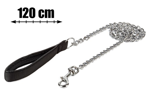 Vodítko pre psa REŤAZ 1,0 cm x 120 cm