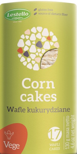 Lestello bezlepkové kukuričné vafle 130g