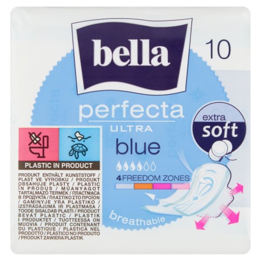 Bella Perfecta hygienické obrúsky Ultra Blue 10 ks