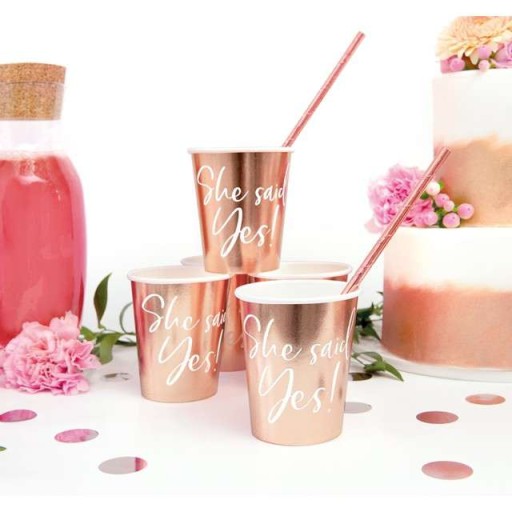 POVEDALA ÁNO hen party papierové poháre, 6 ks