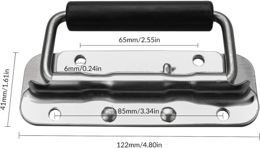 MONTOVANÝ NÁBYTOK ÚCHYTKA PRE KRABICE 12,2 x 4,1 x 1 CM OCEL 2 KS