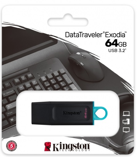 KINGSTON PENDRIVE DTX USB 3.0 PAMÄŤ 64 GB