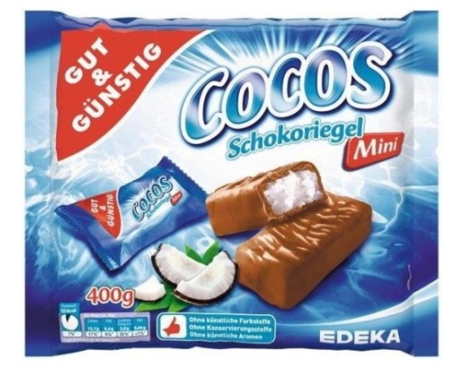 G&G Coco Island mini tyčinky Bounty 400g DE