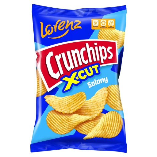 1x 140g CRUNCHIPS X-Cut solené chipsy