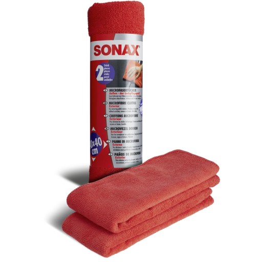 SONAX LEŠTENIE MIKROVLÁKNA 40x40 cm 2 ks