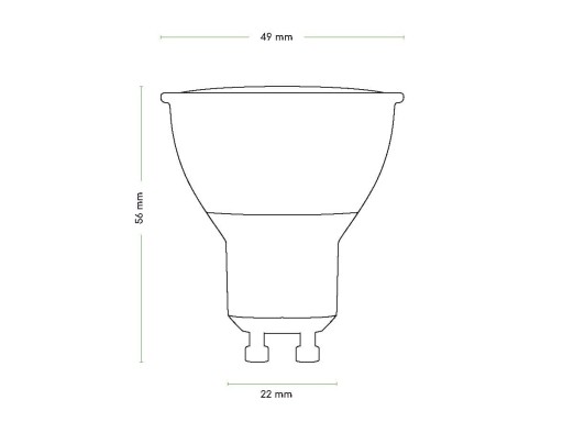 GU10 10W SMD LED ŽIAROVKA, NEUTRÁLNA FARBA