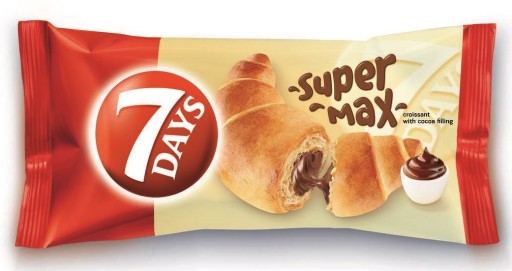 7 Days Max croissant s kakaovou náplňou 110g