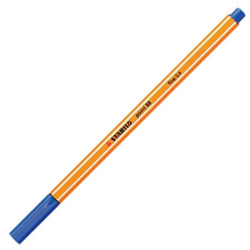 Stabilo Point 88/41 jemná linka 0,4 mm tmavo modrá x 5 KS