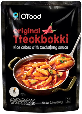 Tteokbokki, ryžové halušky v omáčke gochujang 260g