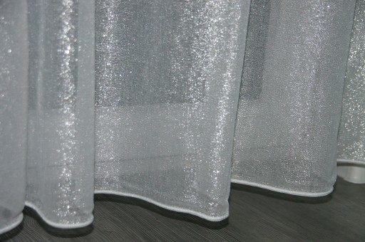 ZÁCLONA BATTISTE MRAZUJÚCA VÁHA NA METER, LESKLÝ VOÁL, VÝŠKA 280 CM