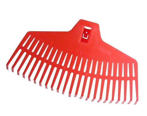 Plastové hrable na lístie s 23 hrotmi nenamontované 42 cm POĽSKO (12253)