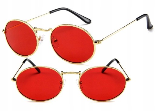 Oválne boho retro kovové okuliare LENONKI eye