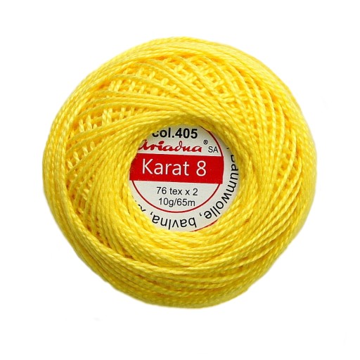 Karat šnúra 8 citrónová 0405 ARIADNA 10g 65m