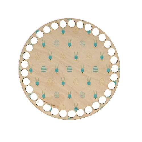 BSZ675-UV Základňa košíka - potlač, kruh 15 cm - king