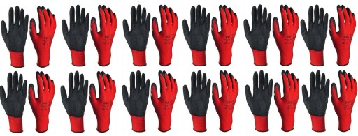RUKAVICE PRACOVNÉ RUKAVICE RTELA LATEX 8 *12 PÁROV*