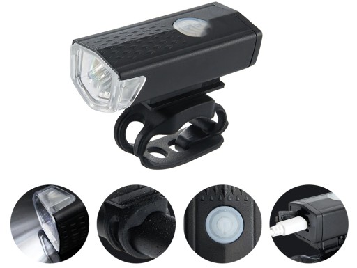 LED LAMPA NA BICYKEL PREDNÉ + ZADNÉ OSVETLENIE BICYKLA - CREE LED VÝKONNÉ