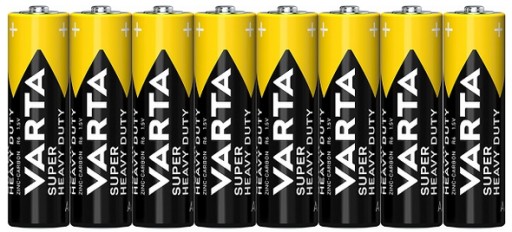 VARTA Super Heavy Duty AA R6 zásobníková batéria 8 ks